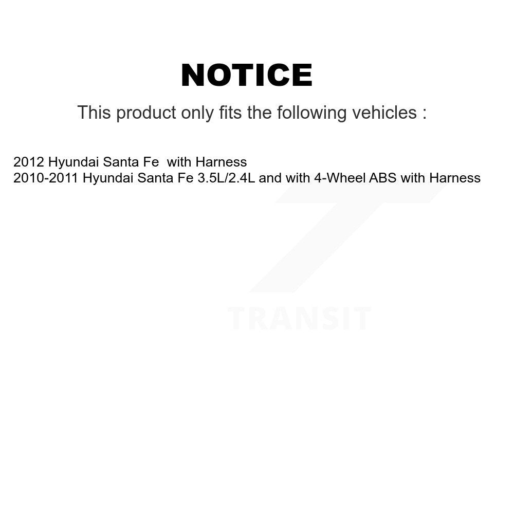 ABS Wheel Speed Sensor Front Left SEN-2ABS0541 For Hyundai Santa Fe with Harness