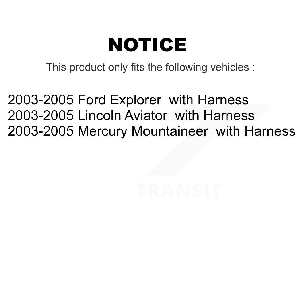ABS Wheel Speed Sensor Front SEN-2ABS1289 For Ford Explorer Lincoln Aviator