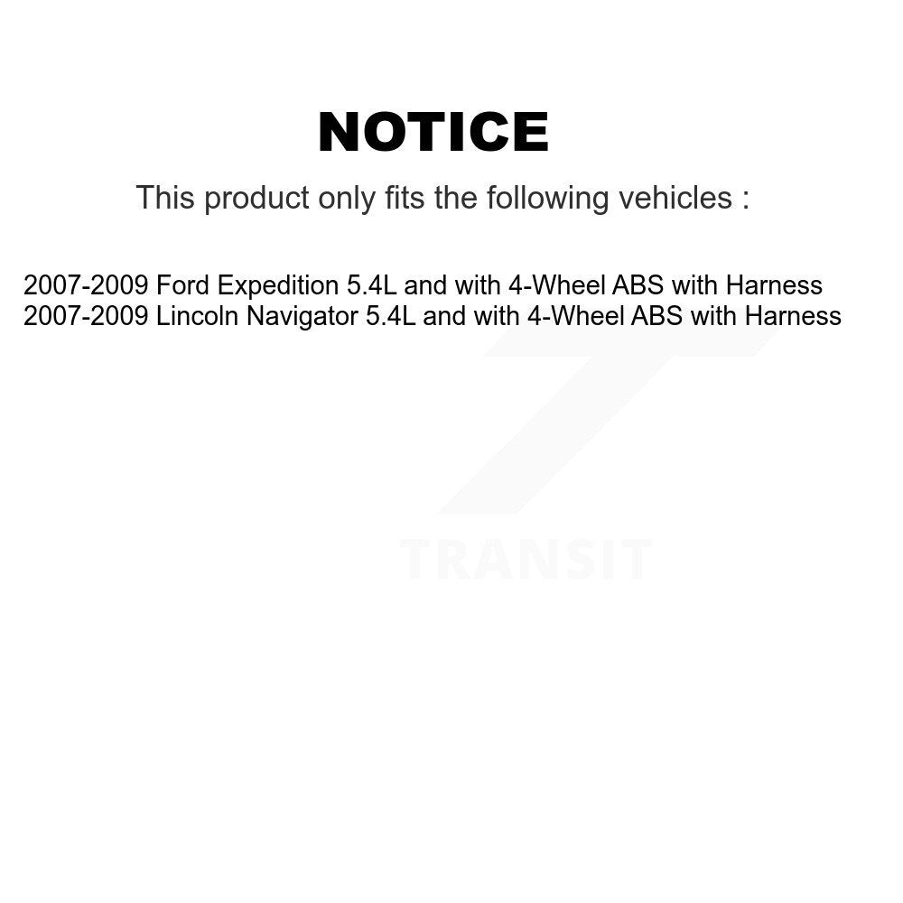 ABS Wheel Speed Sensor Front SEN-2ABS1426 For Ford Expedition Lincoln Navigator