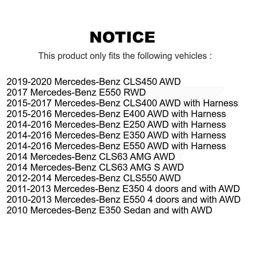 ABS Wheel Speed Sensor SEN-2ABS2685 For Mercedes-Benz E350 E550 E400 E250 CLS550