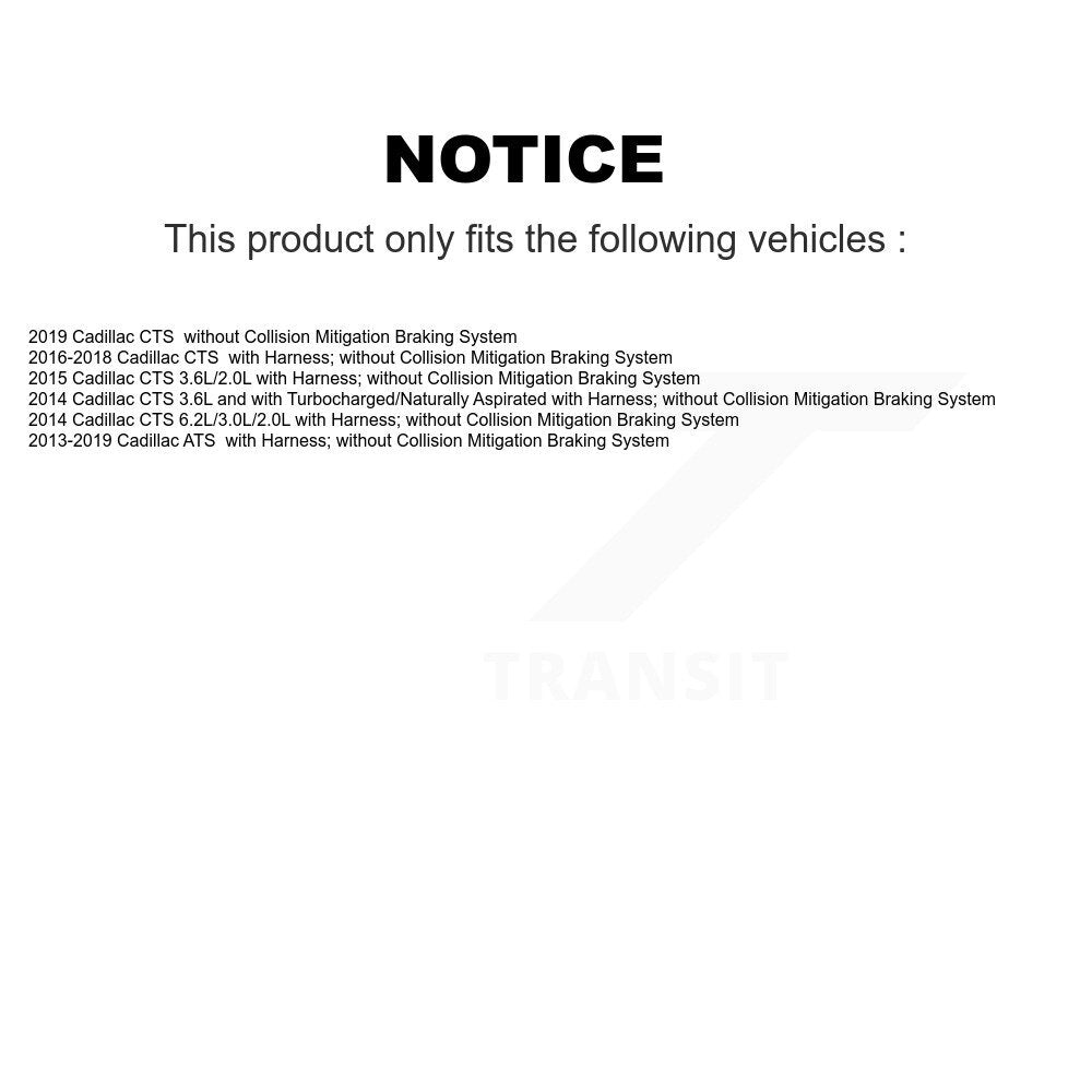 ABS Wheel Speed Sensor Rear SEN-2ABS2918 For Cadillac ATS CTS