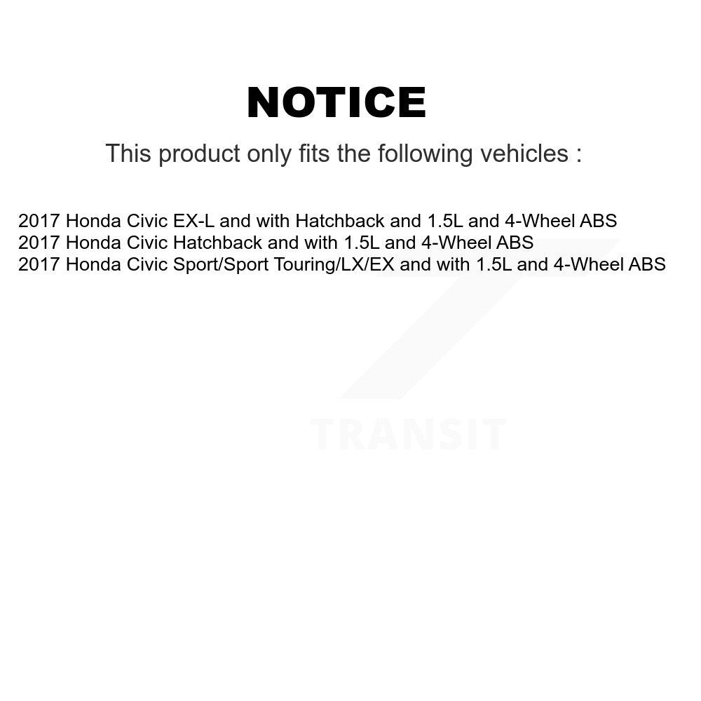 ABS Wheel Speed Sensor Wiring Harness SEN-2ABS4704 For Honda Civic