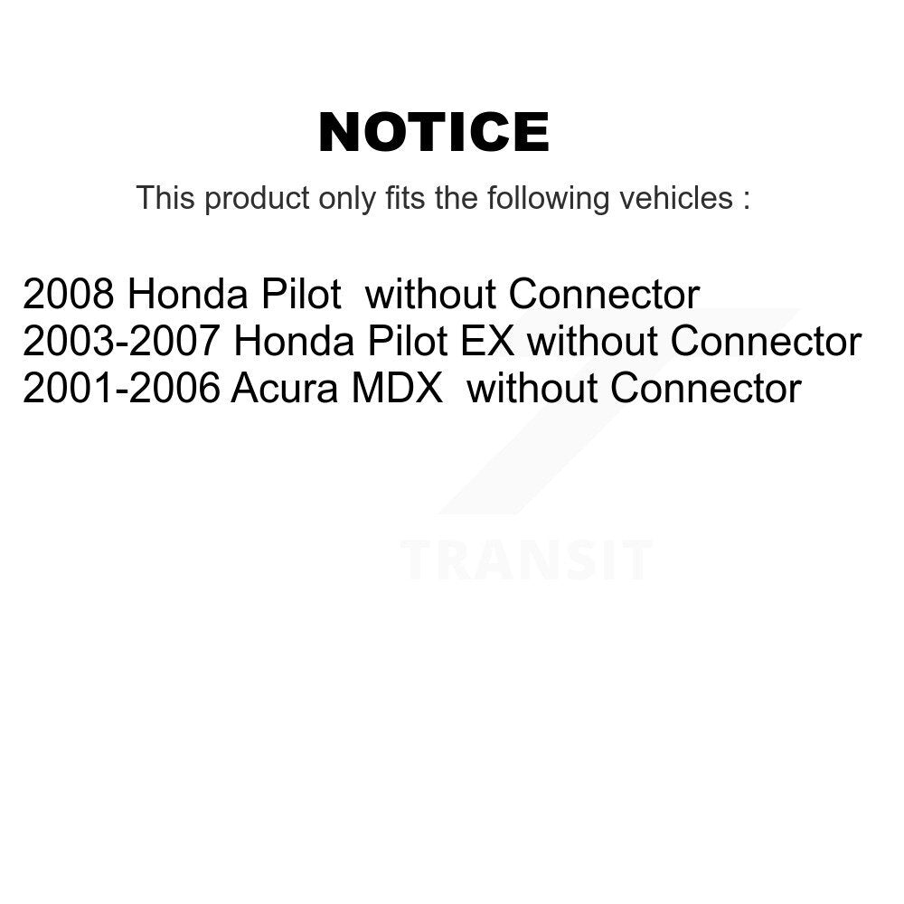 HVAC Blower Motor Resistor Rear SEN-2BMR0030 For Honda Pilot Acura MDX