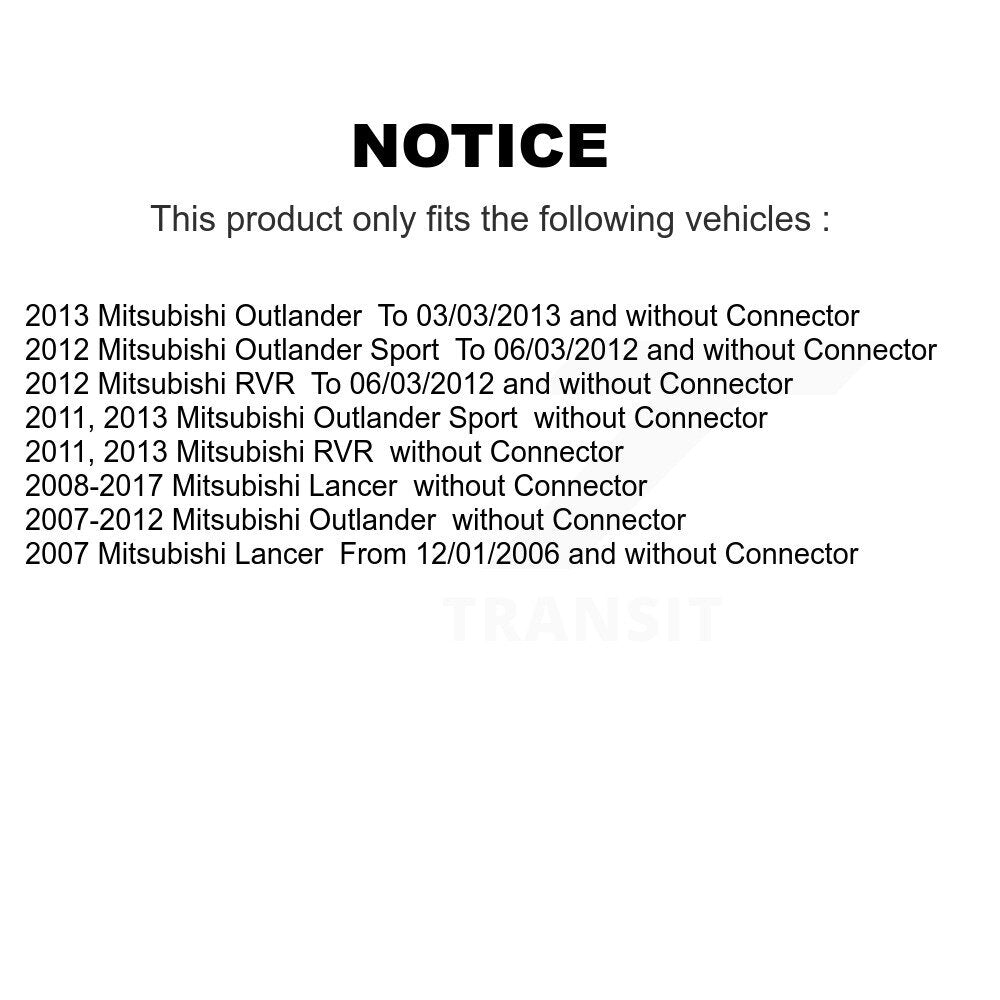 HVAC Blower Motor Resistor SEN-2BMR0032 For Mitsubishi Lancer Outlander RVR