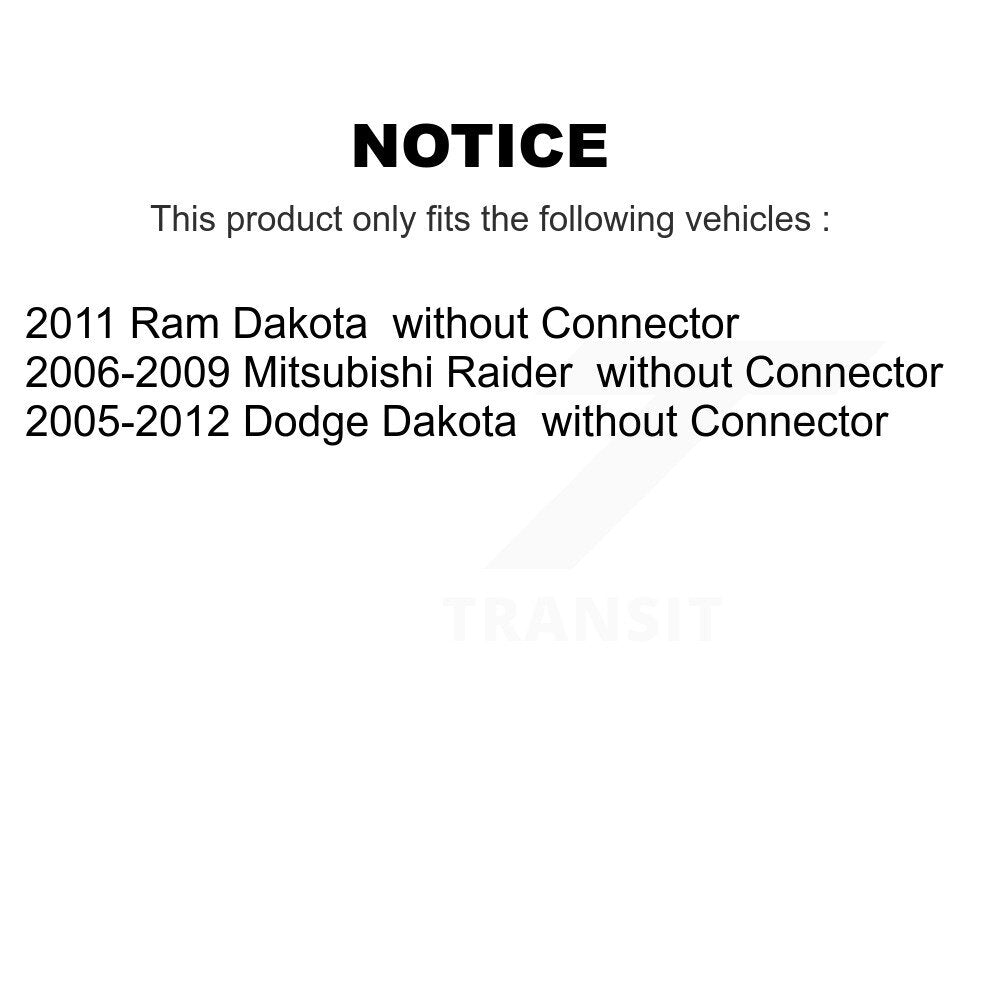 HVAC Blower Motor Resistor SEN-2BMR0307 For Dakota Dodge Ram Mitsubishi Raider