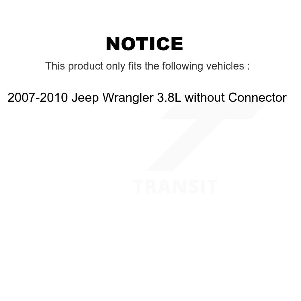 HVAC Blower Motor Resistor SEN-2BMR0349 For Jeep Wrangler 3.8L without Connector