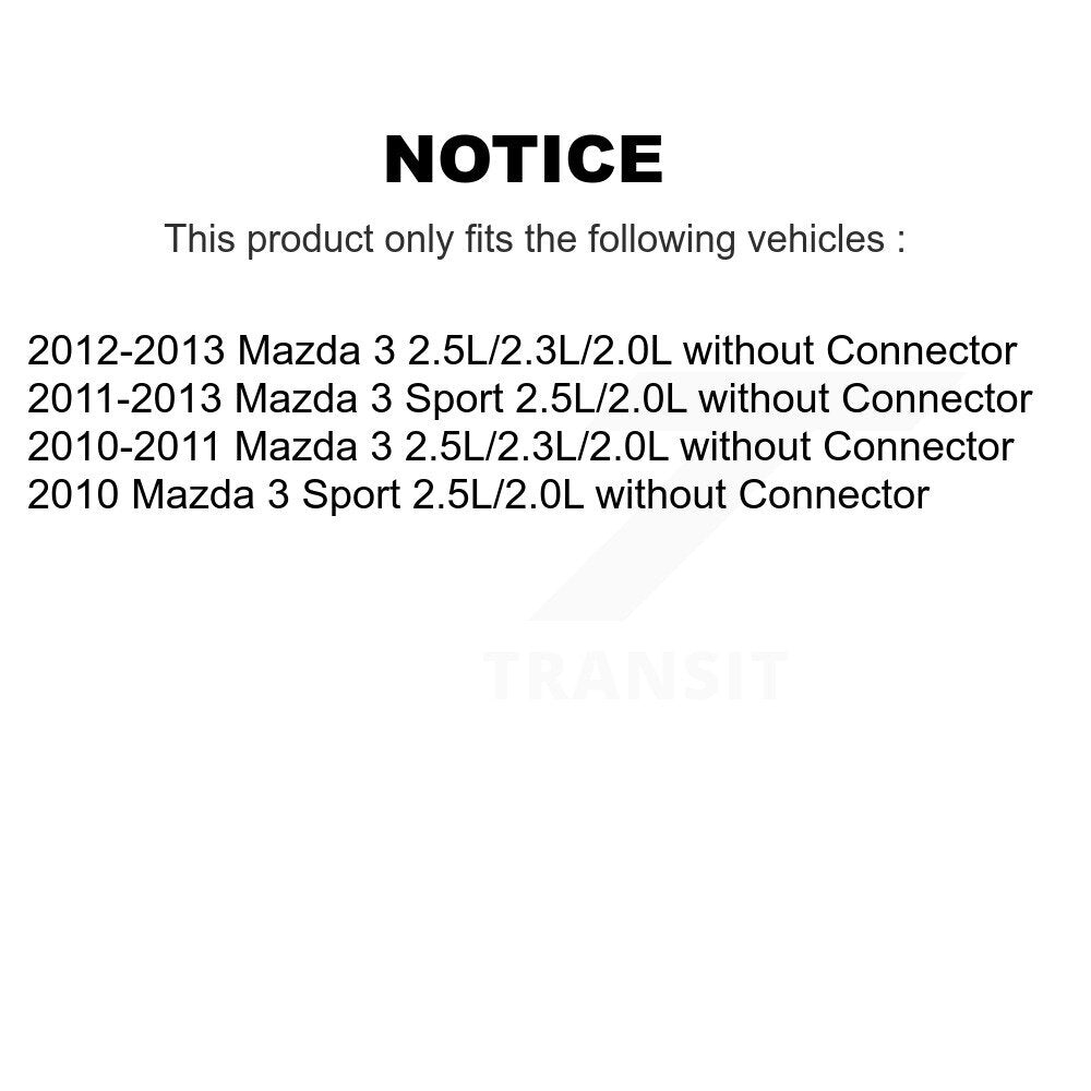 HVAC Blower Motor Resistor SEN-2BMR0593 For 2010-2013 Mazda 3 Sport