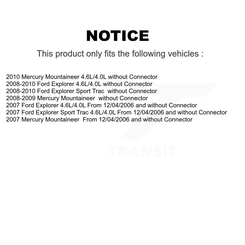SEN-2BMR1013 For Ford Explorer Sport Trac Mercury Mountaineer