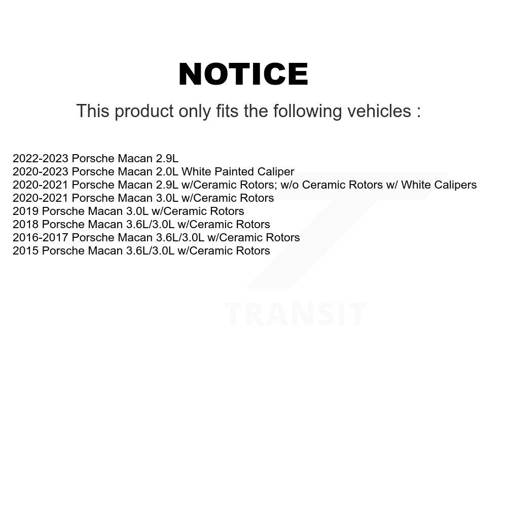 Brake Pads Wear Sensor Front SEN-2BWS0027 For Porsche Macan