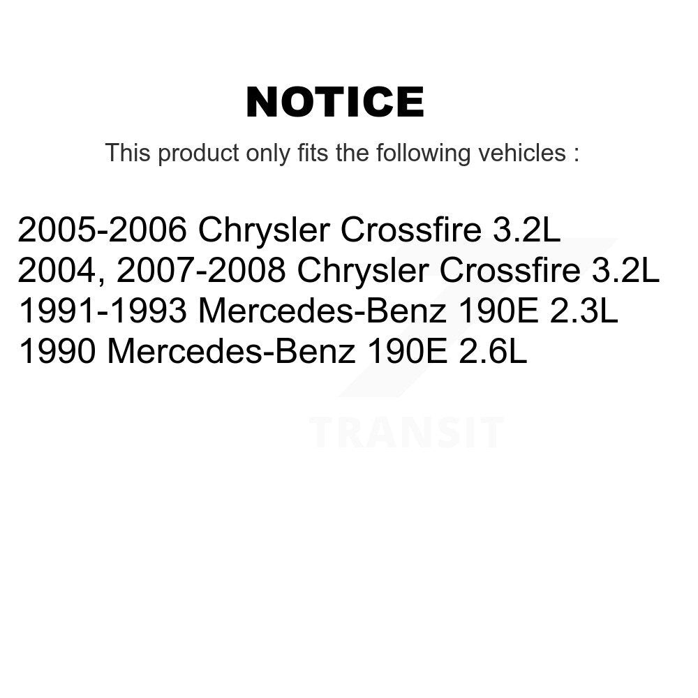 Brake Pads Wear Sensor SEN-2BWS0042 For Chrysler Crossfire Mercedes-Benz 190E