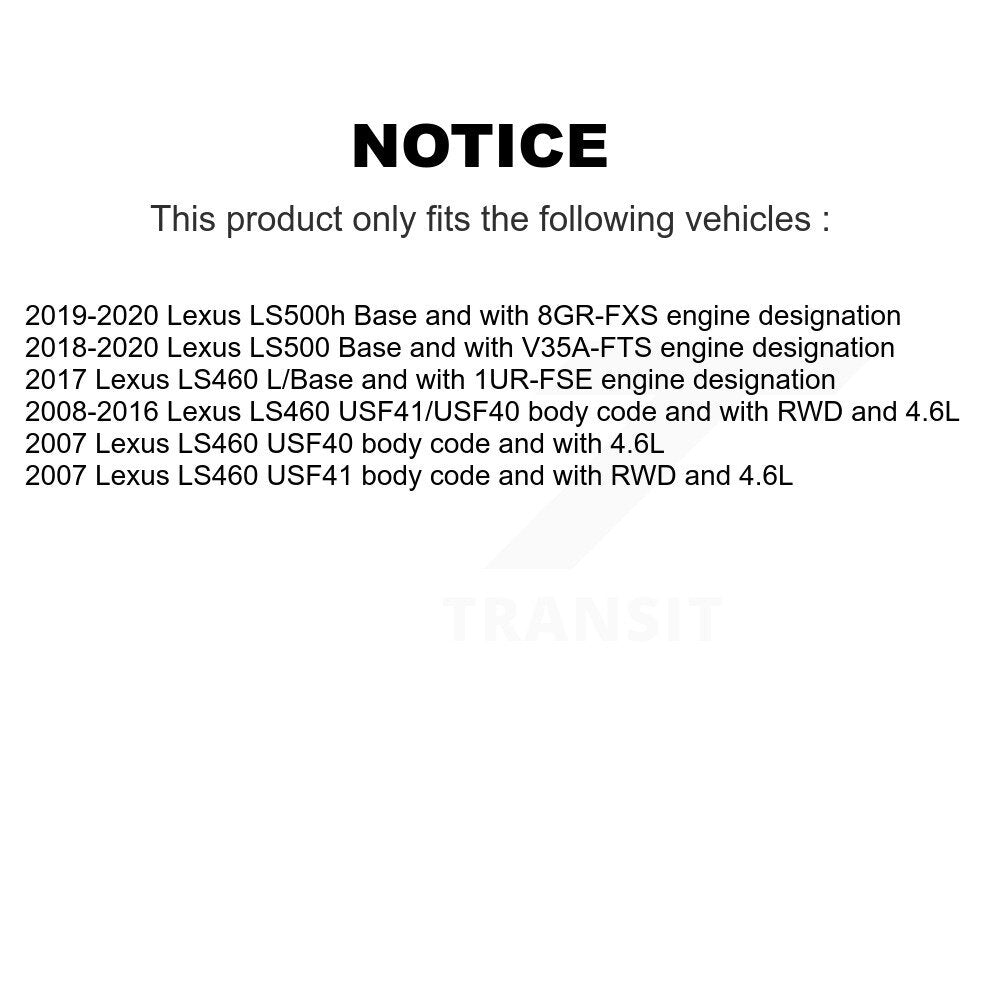 Brake Pads Wear Sensor Front SEN-2BWS0045 For Lexus LS460 LS500 LS500h