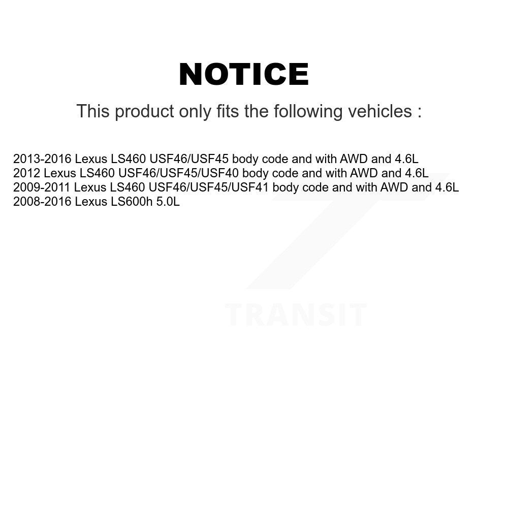 Brake Pads Wear Sensor Rear Right SEN-2BWS0048 For Lexus LS460 LS600h