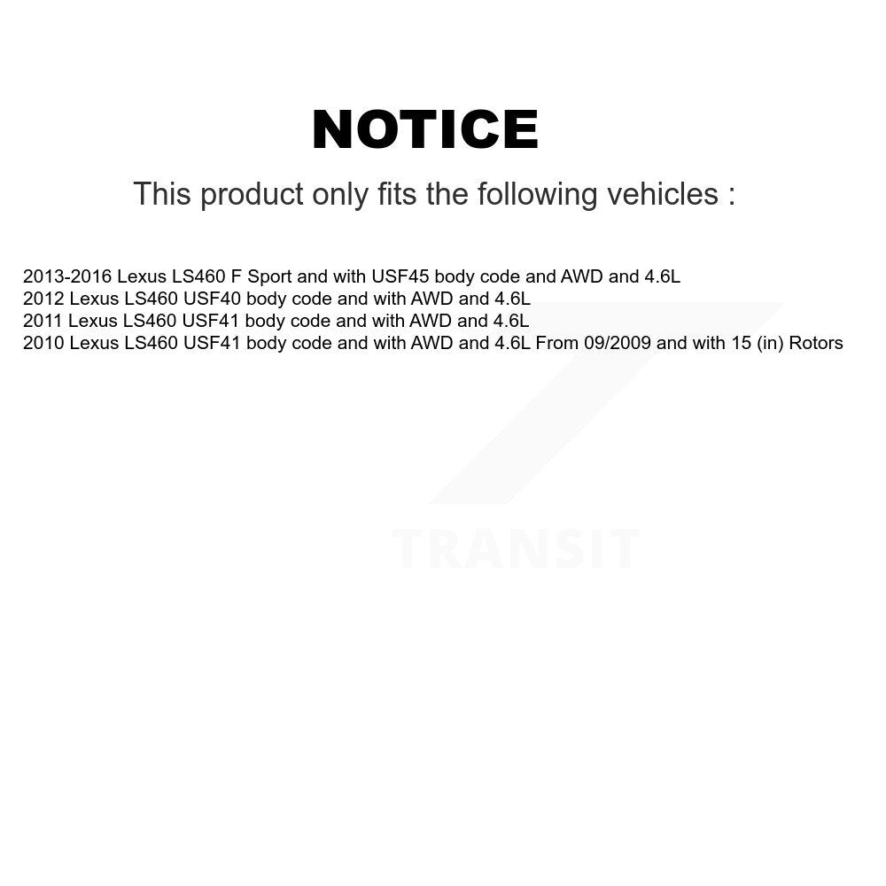 Brake Pads Wear Sensor Front Right SEN-2BWS0049 For Lexus LS460