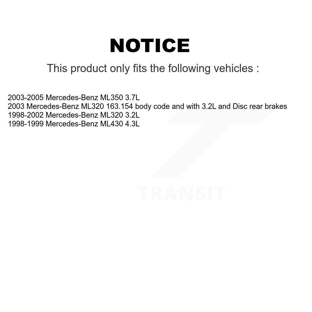 Brake Pads Wear Sensor Rear SEN-2BWS0103 For Mercedes-Benz ML320 ML350 ML430
