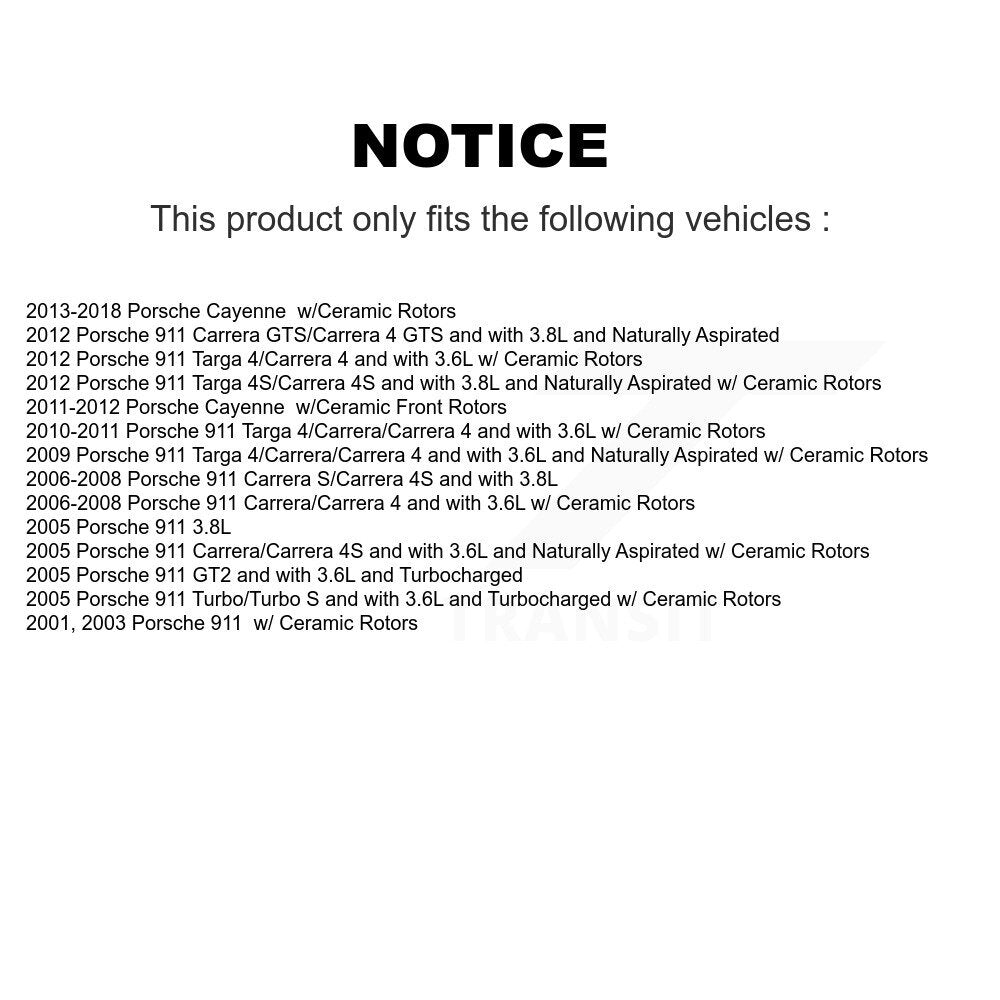 Brake Pads Wear Sensor Rear SEN-2BWS0167 For Porsche Cayenne 911