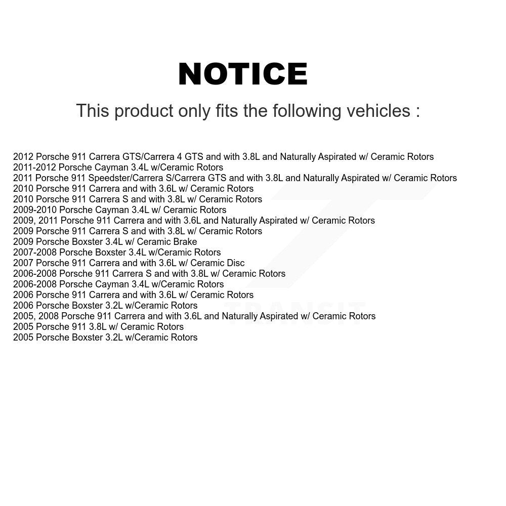 Brake Pads Wear Sensor Front Right SEN-2BWS0170 For Porsche 911 Boxster Cayman
