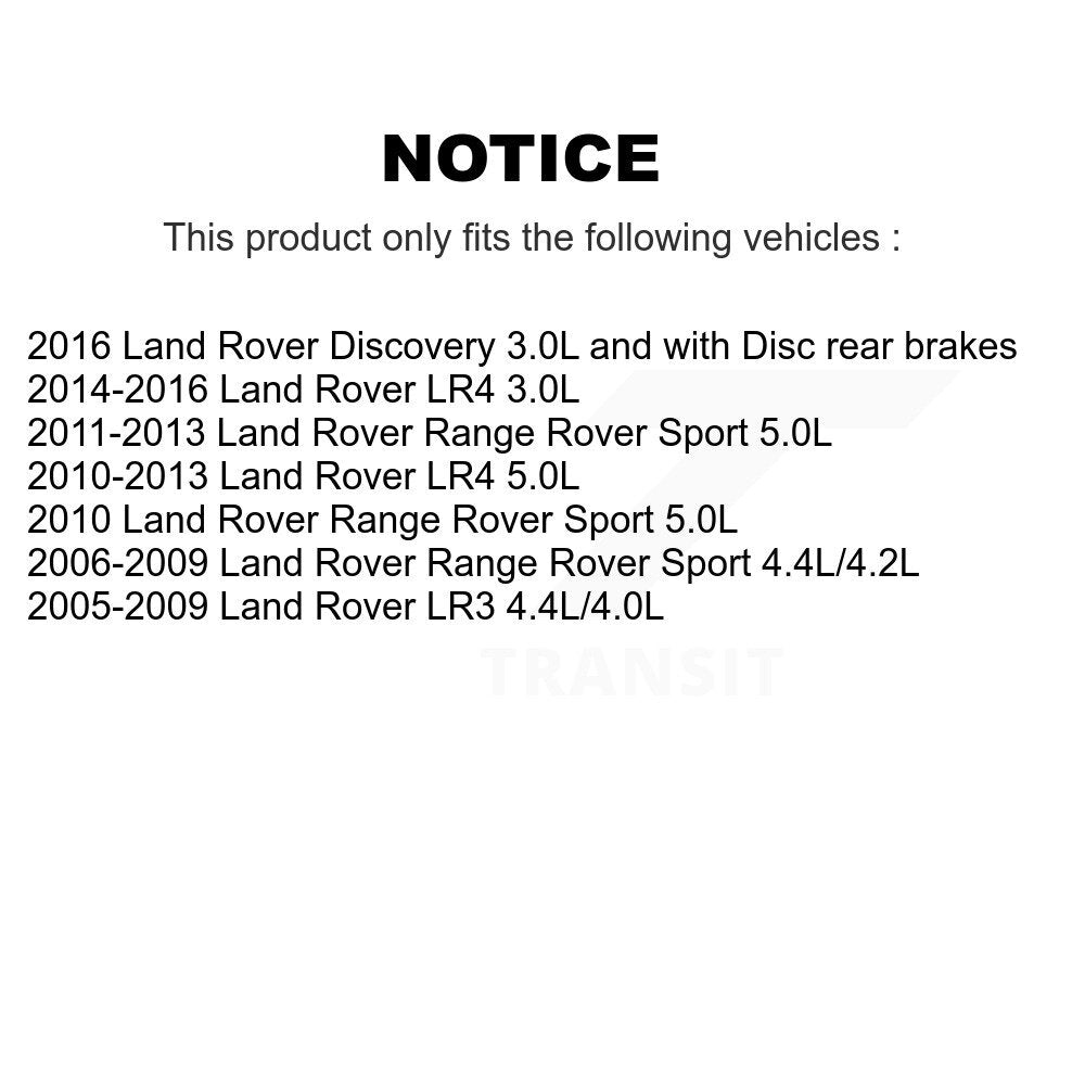 Brake Pads Wear Sensor Rear SEN-2BWS0175 For Land Rover Range Sport LR4 LR3