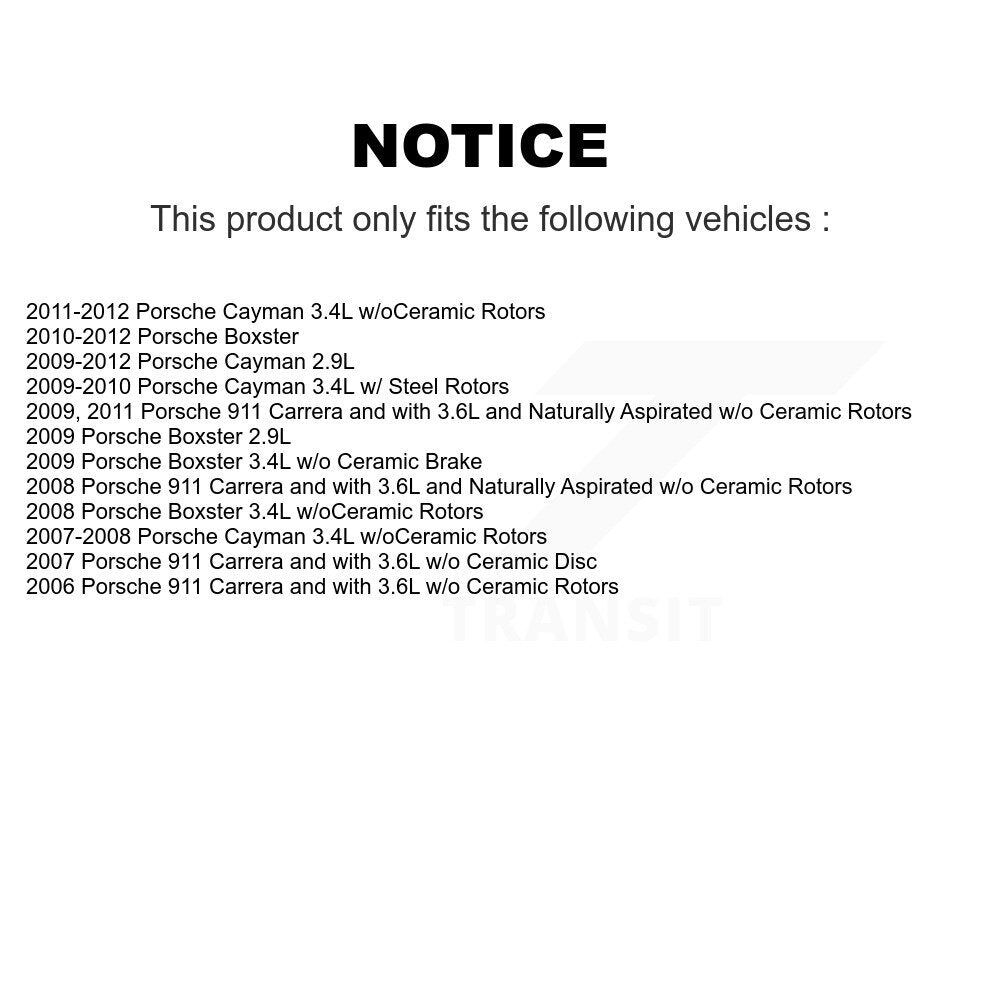 Brake Pads Wear Sensor Front SEN-2BWS0179 For Porsche 911 Cayman Boxster