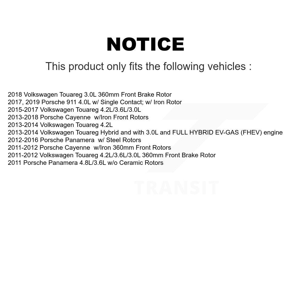 Brake Pads Wear Sensor Front SEN-2BWS0223 For Porsche Volkswagen Touareg Cayenne