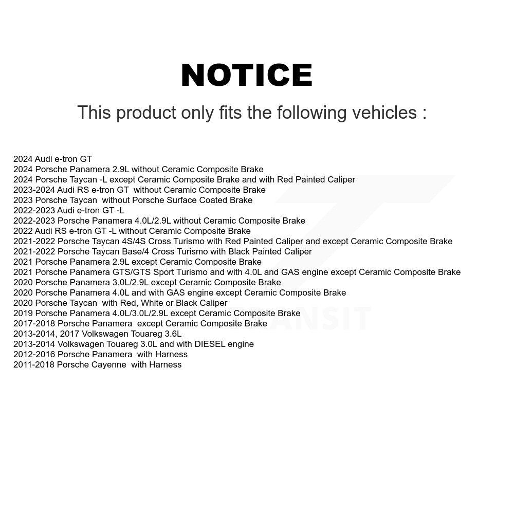 Brake Pads Wear Sensor SEN-2BWS0226 For Porsche Cayenne Volkswagen Touareg Audi