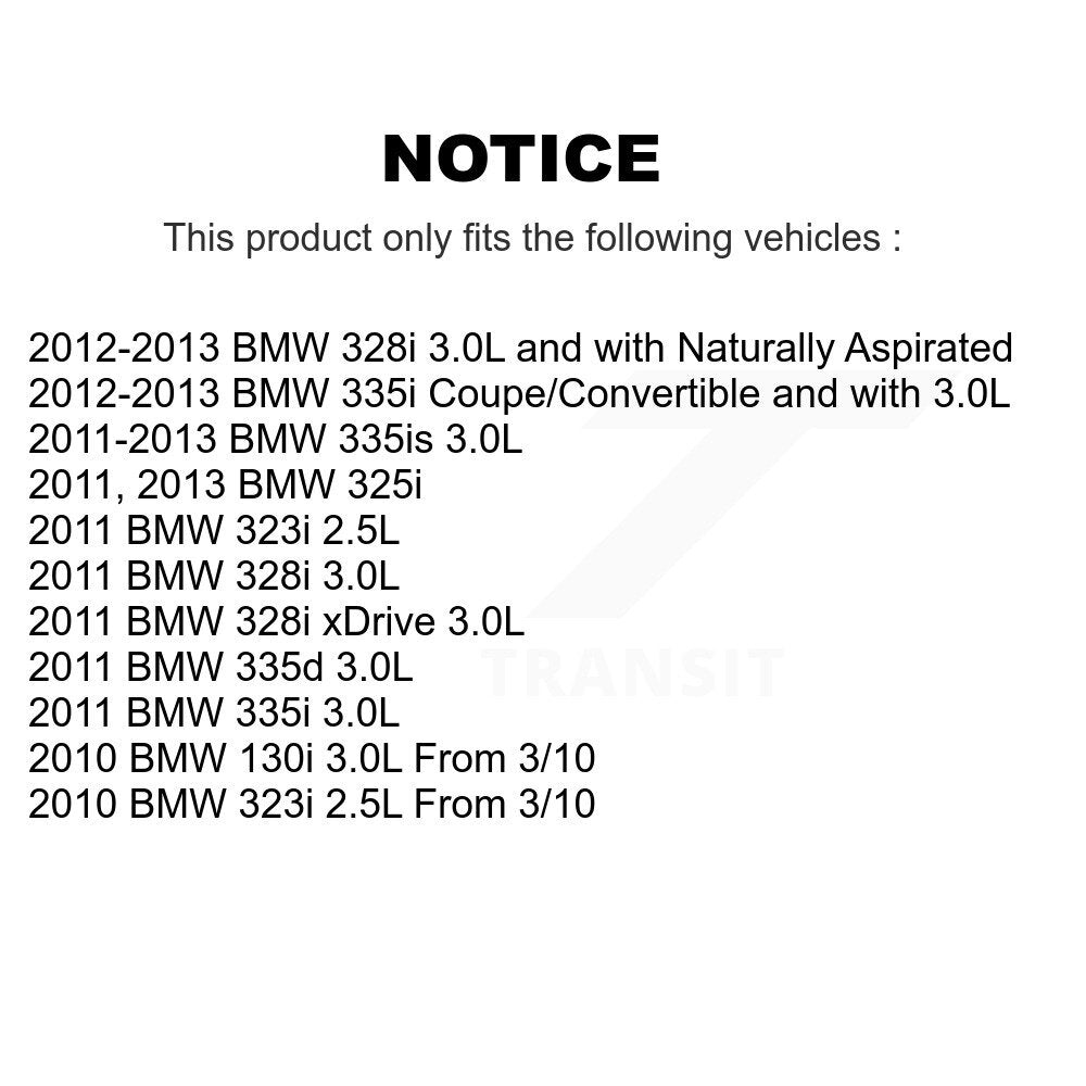 Brake Pads Wear Sensor Front SEN-2BWS0254 For BMW 328i xDrive 323i 335i 335is