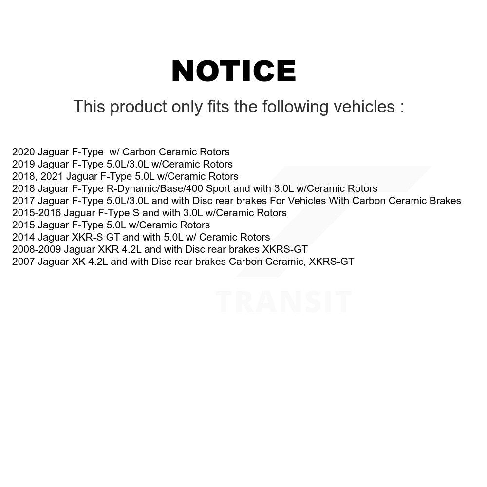 Brake Pads Wear Sensor Front SEN-2BWS0390 For Jaguar F-Type XK XKR XKR-S
