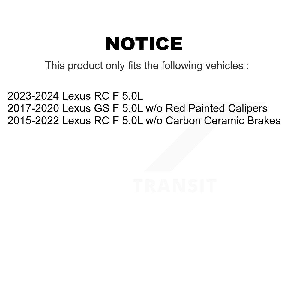 Brake Pads Wear Sensor Rear SEN-2BWS0393 For Lexus RC F GS 5.0L