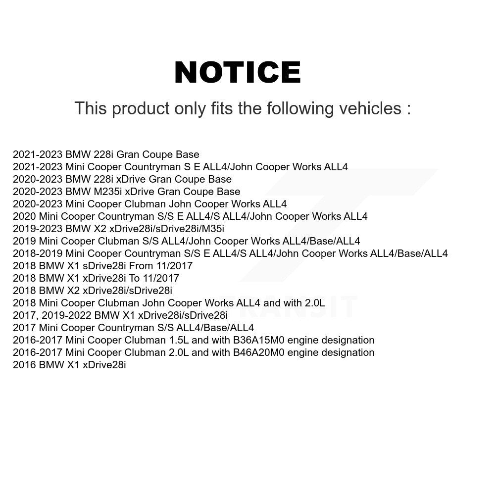 Brake Pads Wear Sensor Front SEN-2BWS0416 For BMW X1 Mini Cooper Countryman X2