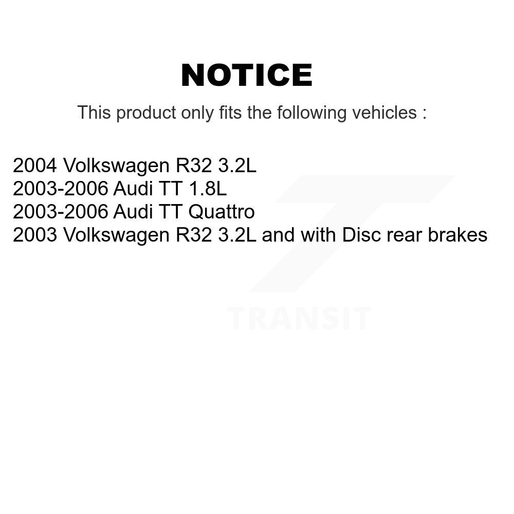 Brake Pads Wear Sensor SEN-2BWS0432 For Audi TT Quattro Volkswagen R32