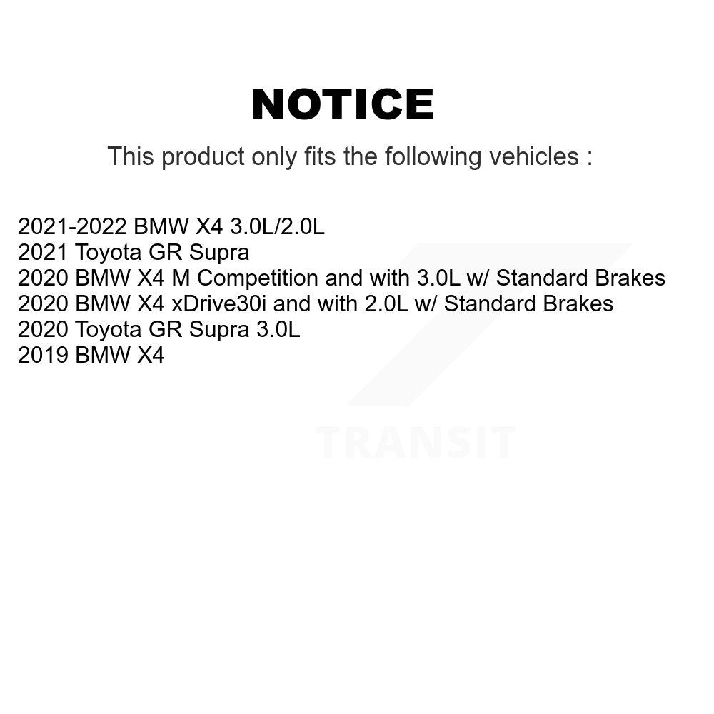 Brake Pads Wear Sensor Rear SEN-2BWS0456 For BMW X4 Toyota GR Supra