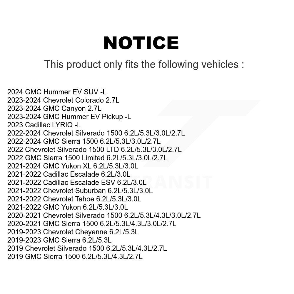 Brake Pads Wear Sensor Rear SEN-2BWS0464 For GMC Chevrolet Silverado 1500 Sierra
