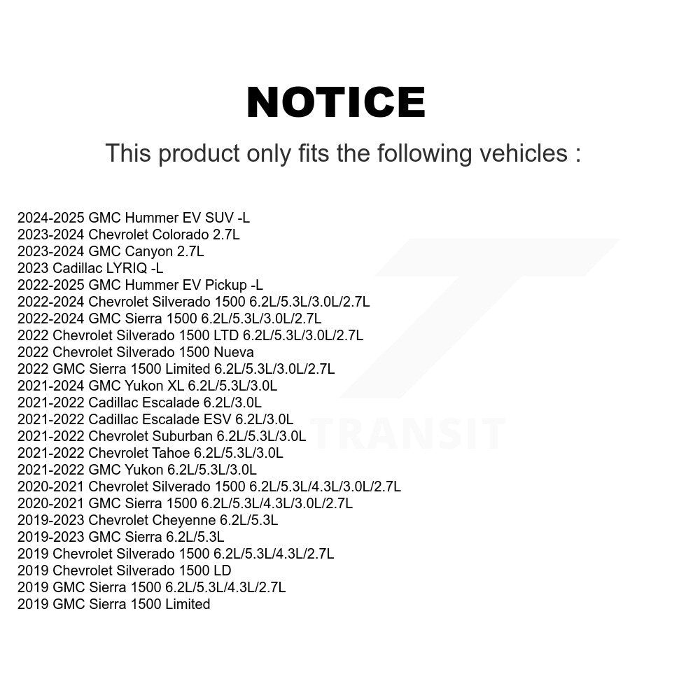 Brake Pads Wear Sensor Rear SEN-2BWS0464 For GMC Chevrolet Silverado 1500 Sierra