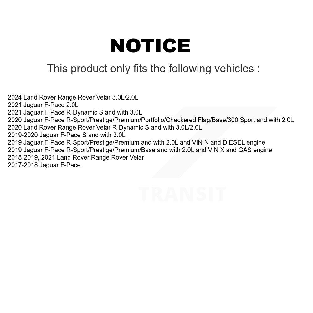 Brake Pads Wear Sensor SEN-2BWS0481 For Jaguar F-Pace Land Rover Range Velar