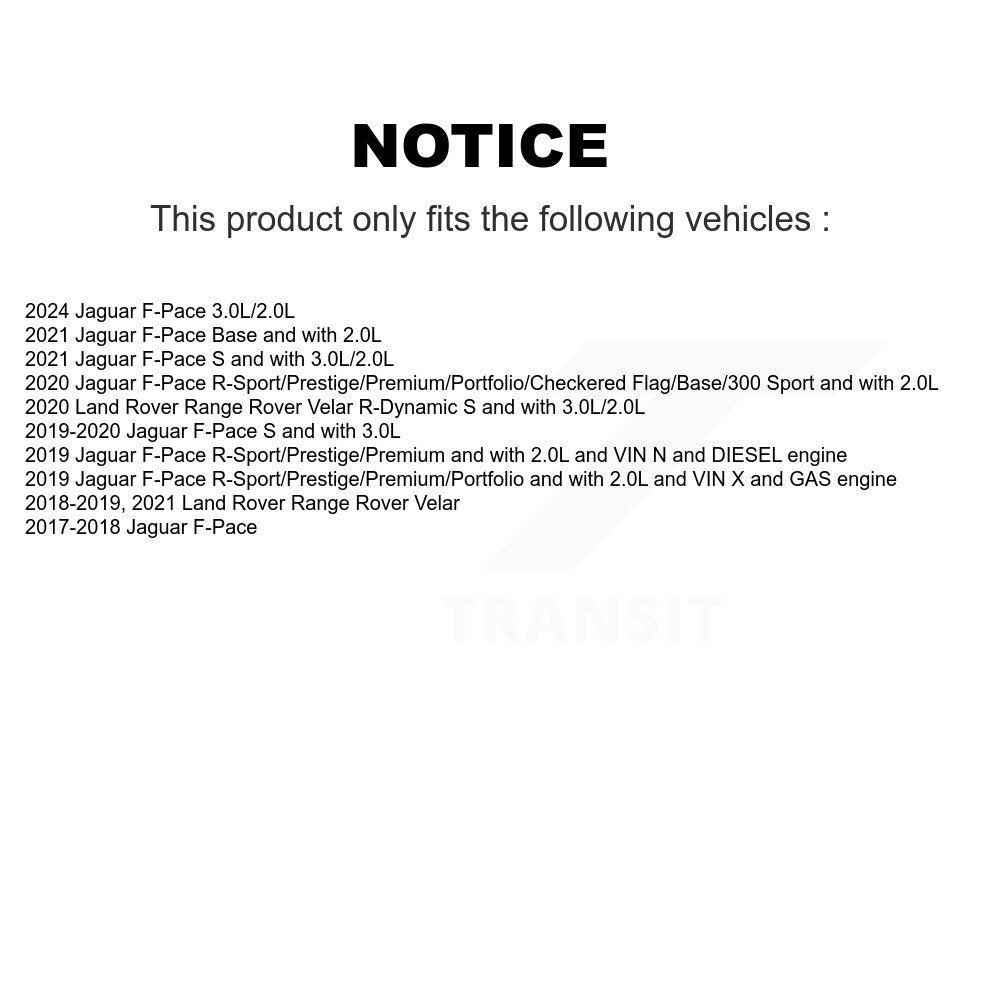Brake Pads Wear Sensor SEN-2BWS0488 For Jaguar F-Pace Land Rover Range Velar
