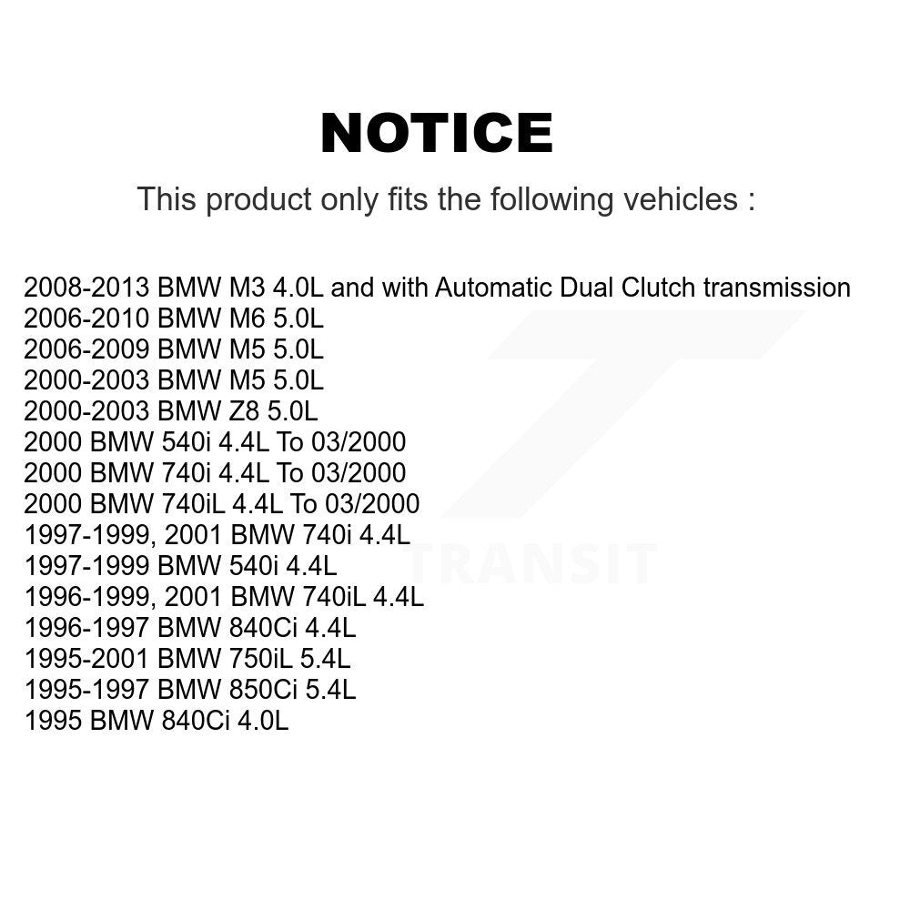 Engine Crankshaft Position Sensor SEN-2CRK0001 For BMW M3 M5 540i M6 740i 740iL