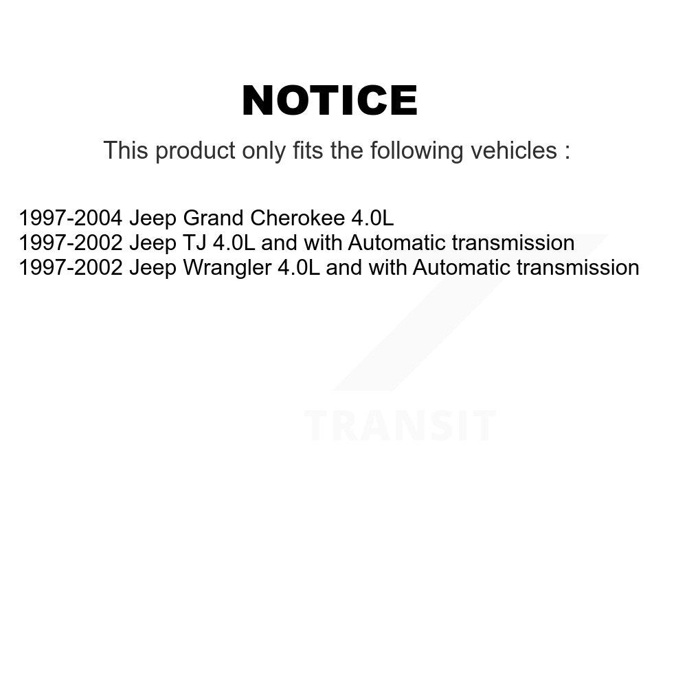 Engine Crankshaft Position Sensor SEN-2CRK0038 For Jeep Wrangler Grand Cherokee
