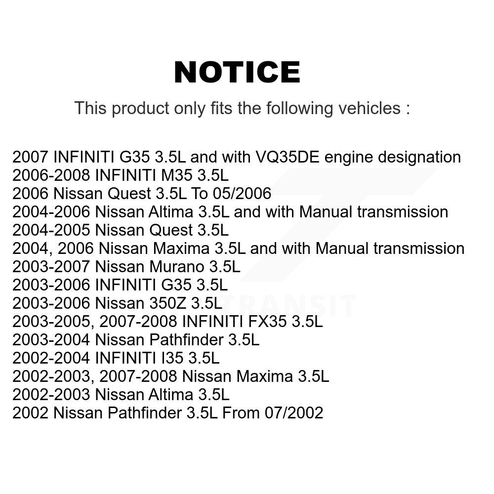Engine Crankshaft Position Sensor SEN-2CRK0169 For Nissan INFINITI Altima G35
