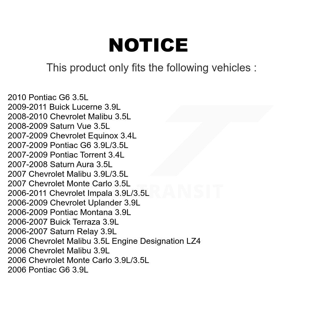 Engine Crankshaft Position Sensor SEN-2CRK0184 For Chevrolet Pontiac Impala G6