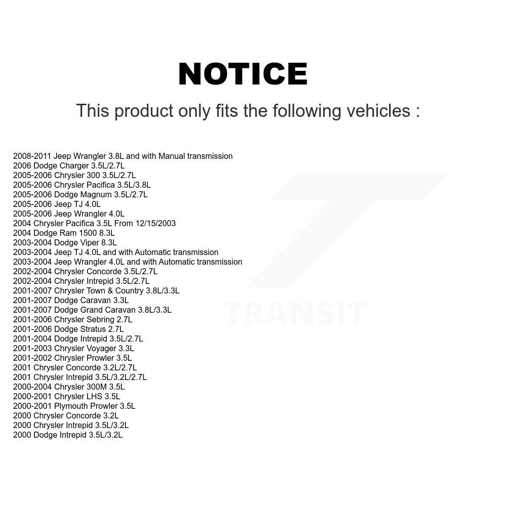 Engine Position Sensor SEN-2CRK0300 For Dodge Jeep Wrangler Chrysler Grand Ram &