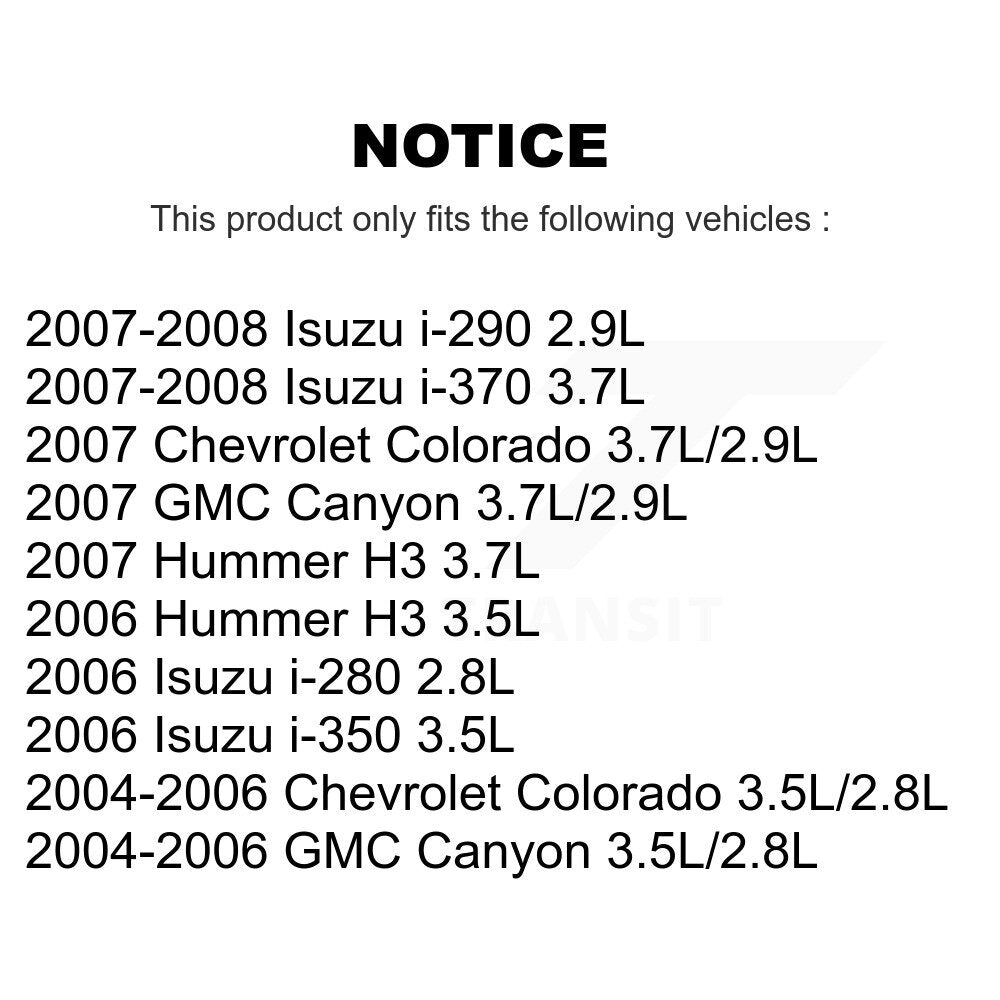 Engine Crankshaft Position Sensor SEN-2CRK0333 For Chevrolet Colorado GMC Canyon