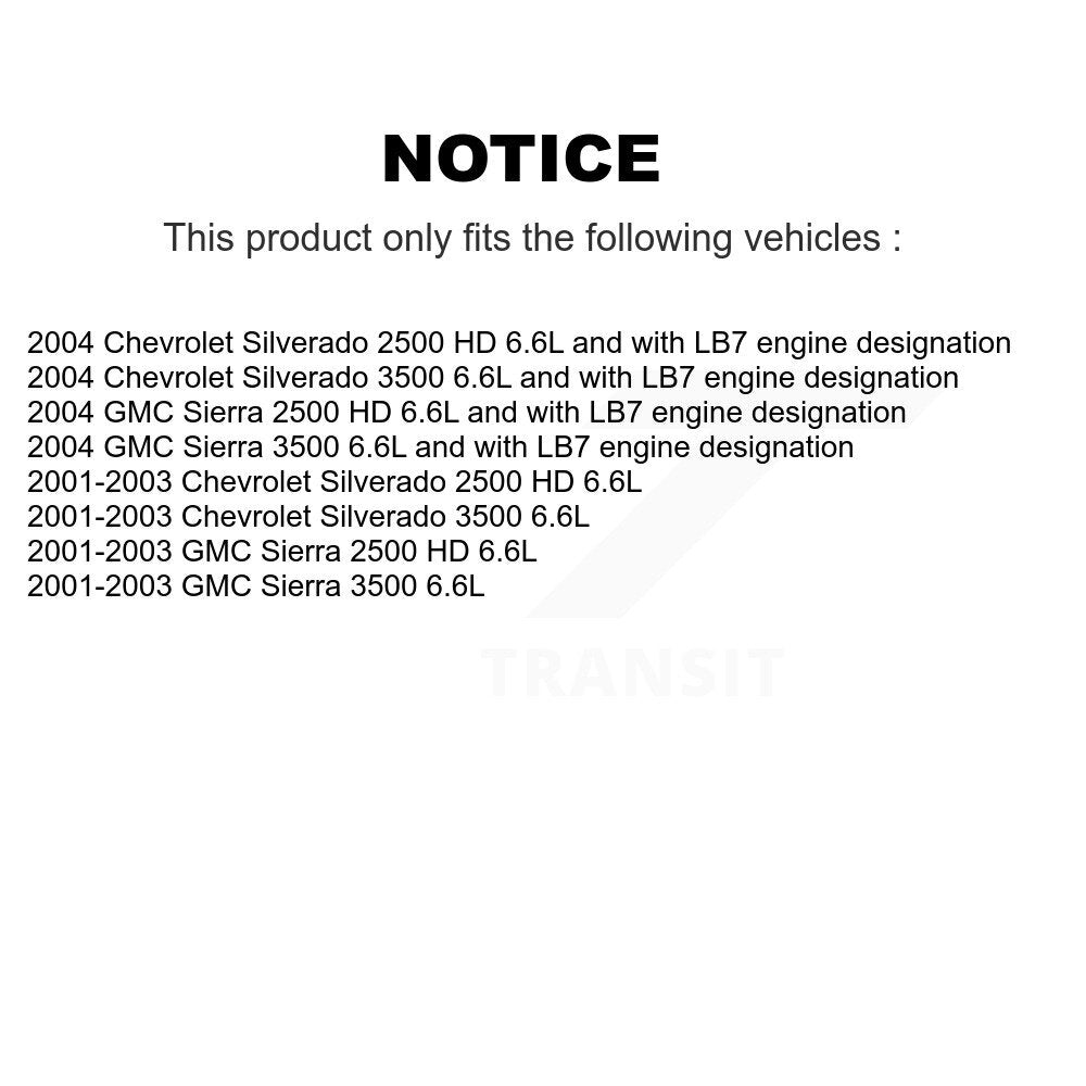 Engine Crankshaft Position Sensor SEN-2CRK0632 For GMC Chevrolet Sierra 2500 HD