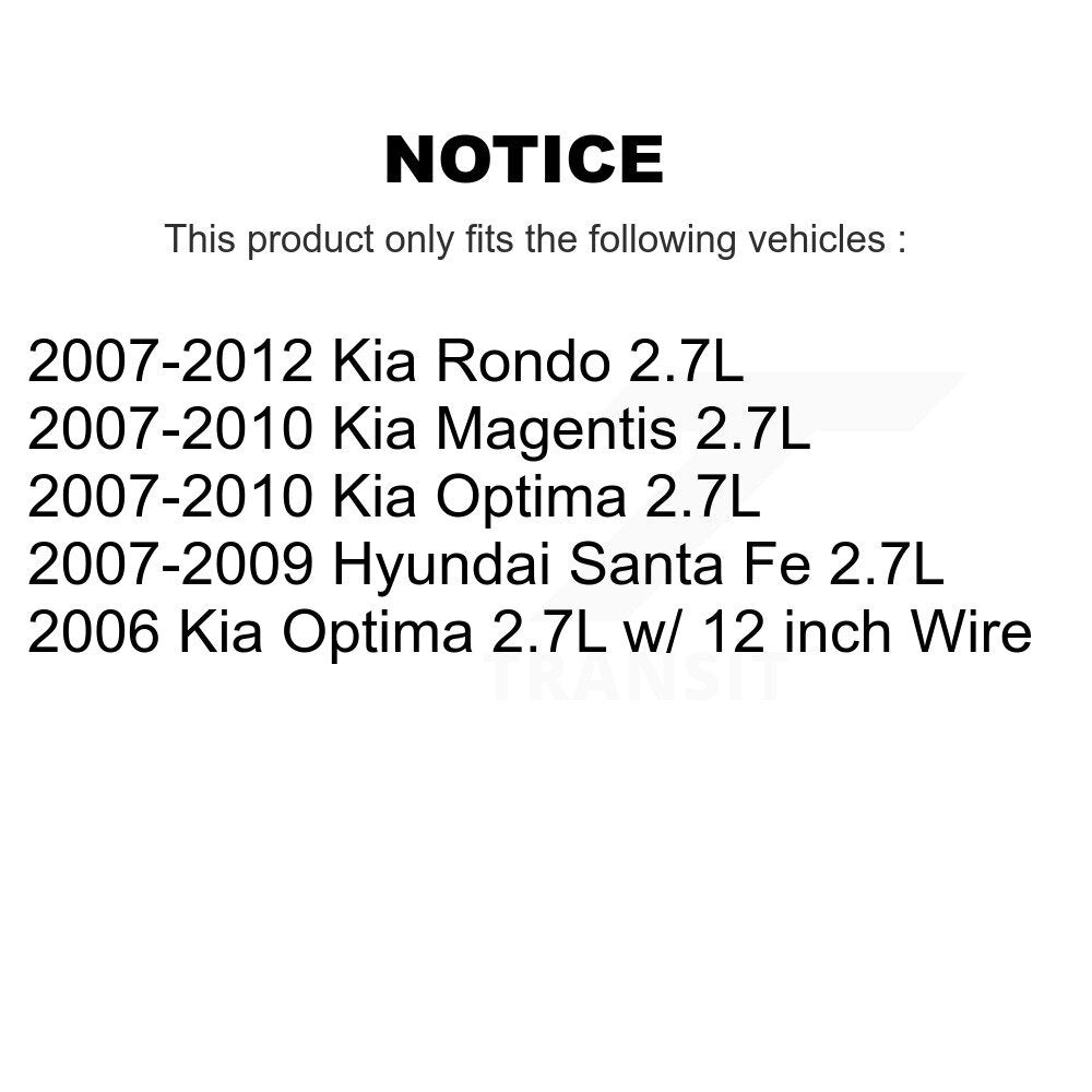 Engine Crankshaft Position Sensor SEN-2CRK0635 For Hyundai Santa Fe Kia Rondo