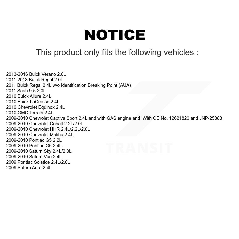 Ignition Knock (Detonation) Sensor SEN-2KNC0085 For Chevrolet Buick Cobalt G5 G6
