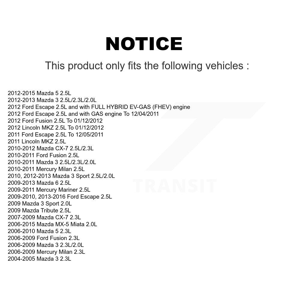 Engine Variable Valve Timing (VVT) Solenoid SEN-2VTS0045 For Mazda Ford Escape 3
