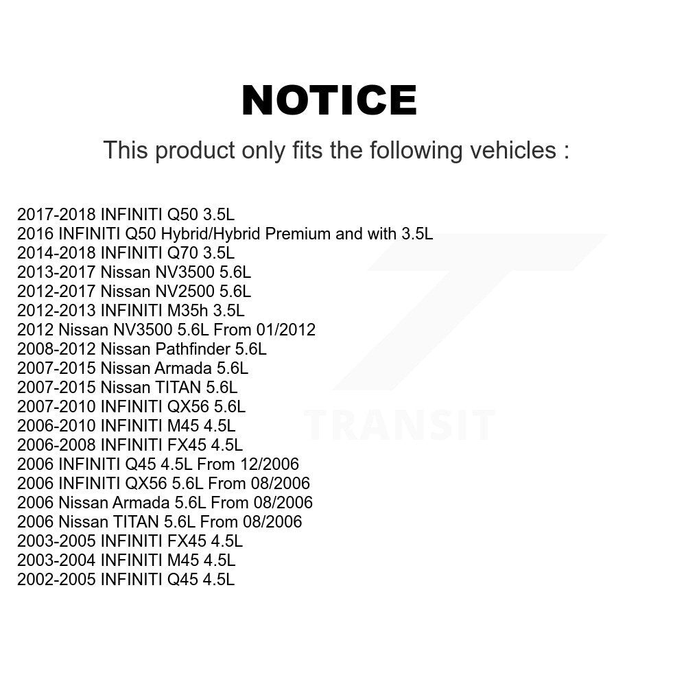 Engine Variable Valve Timing (VVT) Solenoid SEN-2VTS0064 For Nissan TITAN Q50