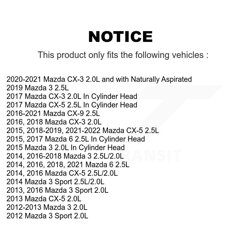 Engine Variable Valve Timing (VVT) Solenoid SEN-2VTS0160 For Mazda CX-5 3 CX-3 6