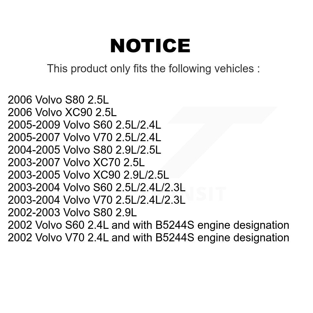 Engine Variable Valve Timing (VVT) Solenoid Intake SEN-2VTS0457 For Volvo S60
