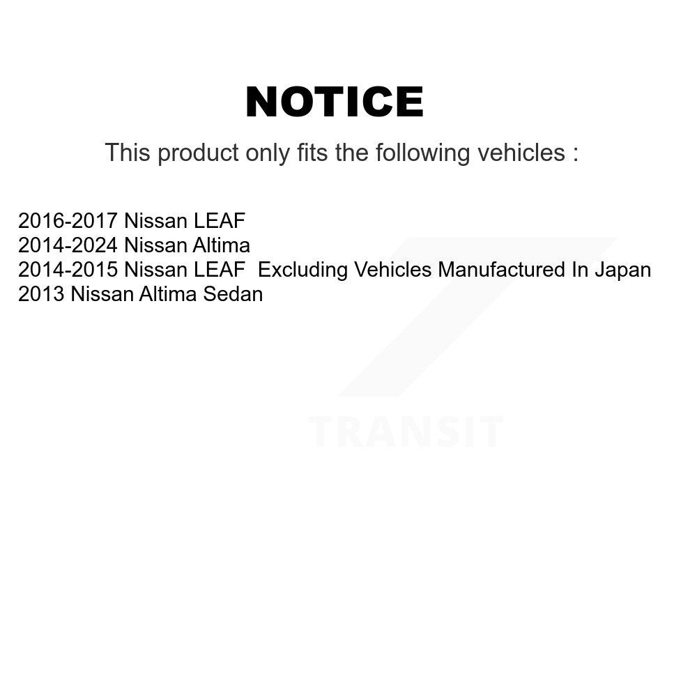 Semi-Metallic Disc Brake Pads Front SIM-1650 For Nissan Altima LEAF
