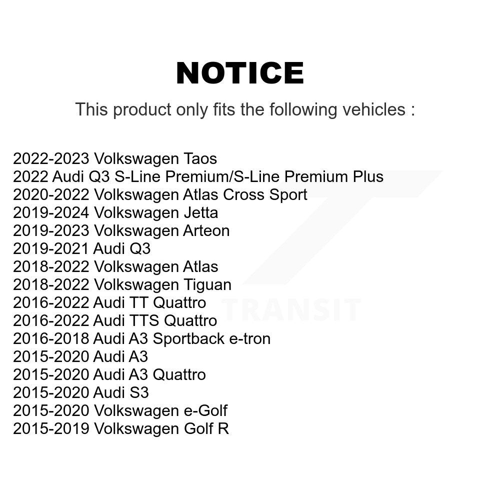 Semi-Metallic Disc Brake Pads Rear SIM-1761 For Volkswagen Tiguan Jetta Atlas Q3