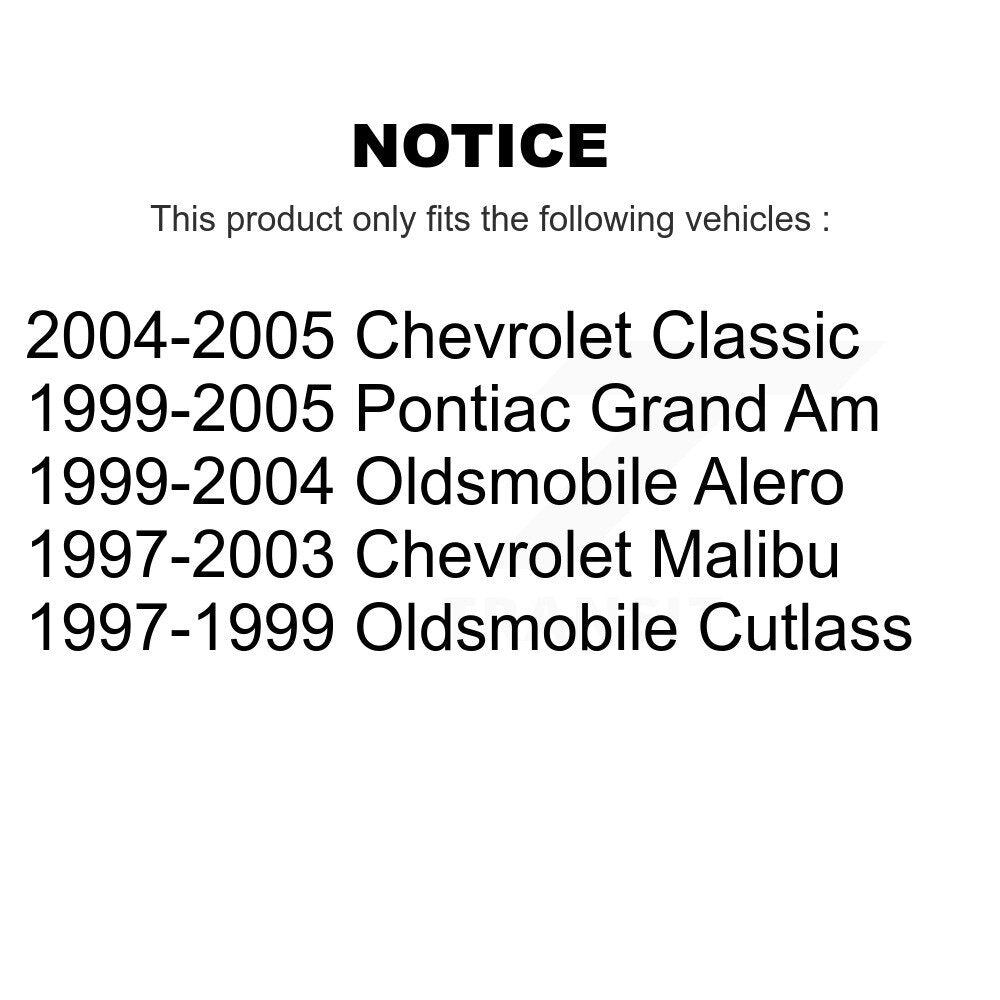 Semi-Metallic Disc Brake Pads Front SIM-727 For Pontiac Grand Am Chevrolet Alero